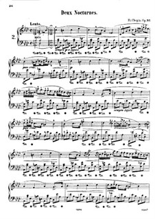 Nocturnes, Op.32: No.2 in A Flat Major by Frédéric Chopin