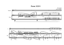 Song for Soprano and piano No.6 on a poem of Fernando Pessoa, MVWV 180: Song for Soprano and piano No.6 on a poem of Fernando Pessoa by Maurice Verheul