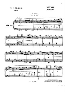 Grand Sonata 'Les quatre âges' (The Four Ages), Op.33: For piano by Charles-Valentin Alkan