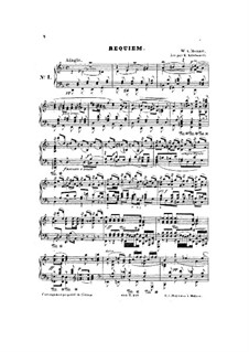 Complete Movements: For piano by Wolfgang Amadeus Mozart