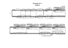 Nocturne No.1 for piano, MVWV 655: Nocturne No.1 for piano by Maurice Verheul