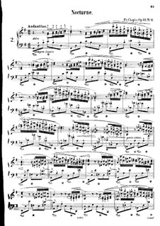 Nocturnes, Op.37: No.2 in G Major by Frédéric Chopin