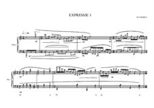 Expression No.1 for piano, MVWV 63: Expression No.1 for piano by Maurice Verheul