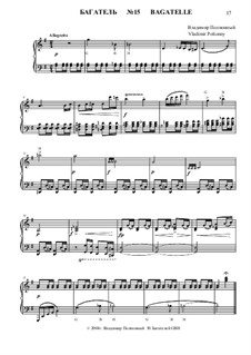 50 Bagatelles GBH: Bagatelle No.15 by Vladimir Polionny