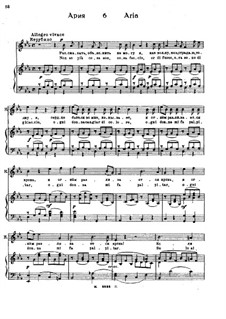 Non so più cosa son, cosa faccio: For voice and piano by Wolfgang Amadeus Mozart