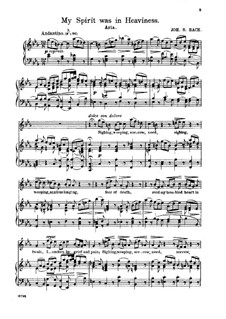 Ich hatte viel Bekümmernis, BWV 21: Sighing, Weeping, Sorrow, Need (Seufzer, Tränen, Kummer) by Johann Sebastian Bach