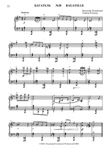 50 Bagatelles GBH: Bagatelle No.20 by Vladimir Polionny