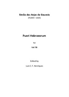 Pueri Hebraeorum: Pueri Hebraeorum by Simão dos Anjos de Gouveia