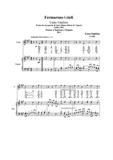 Fermarono i cieli: For soprano (or tenor) and piano (or organ), CS185 by Santino Cara