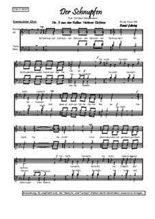 Heitere Dichter Nr.5: Der Schnupfen, Op.384: Heitere Dichter Nr.5: Der Schnupfen by Bernd Gehring