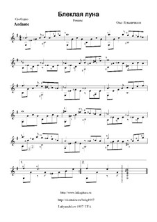 Блеклая луна - романс: Блеклая луна - романс by Oleg Lukyanchikov