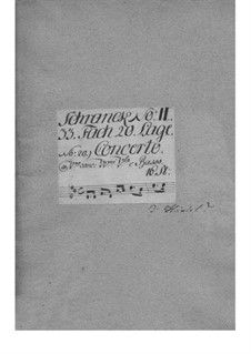 Concerto for Violin and Orchestra in D Major, TWV 53:D5: Concerto for Violin and Orchestra in D Major by Georg Philipp Telemann