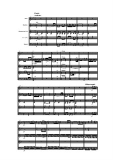 Woodwind Quintet in B Flat Major, Op.100 No.6: Movement IV by Anton Reicha