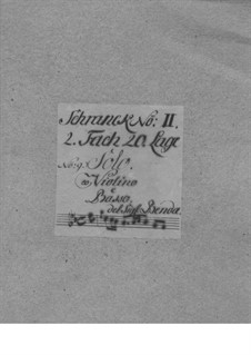 Sonata for Violin and Basso Continuo in B Flat Major, L III:130: Sonata for Violin and Basso Continuo in B Flat Major, L III:130 by Franz Benda