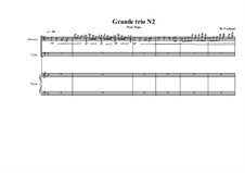 Grande trio No.2: For viola, cello and piano, MVWV 350 by Maurice Verheul