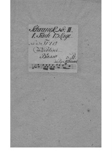Dodici balletti a tre, Op.3: No.11 in A Minor – Parts by Tomaso Albinoni
