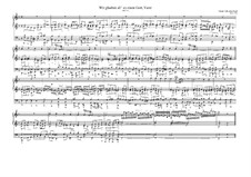 Chorale Preludes, Miscellaneous: Wir glauben all an einen Gott, BWV 740 by Johann Sebastian Bach