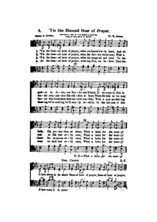 'Tis the Blessed Hour of Prayer: 'Tis the Blessed Hour of Prayer by William Howard Doane