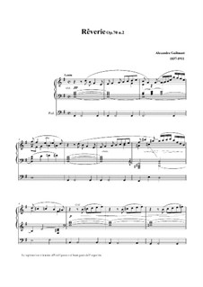 Rêverie, Op.70 No.2: Rêverie, Op.70 No.2 by Alexandre Guilmant