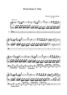 Prelude in C Major: Prelude in C Major by Johann Christoph Kellner