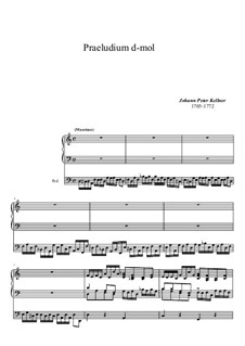 Prelude in D Minor: Prelude in D Minor by Johann Peter Kellner