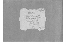 Concerto for Two Flutes Solo, Strings and Winds in D Major: Concerto for Two Flutes Solo, Strings and Winds in D Major by Franz Anton Hoffmeister