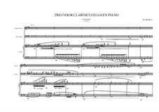 Grande trio No.1: For clarinet, cello and piano, MVWV 347 by Maurice Verheul