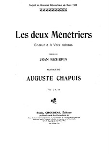 Les deux ménétriers: Les deux ménétriers by Auguste Chapuis