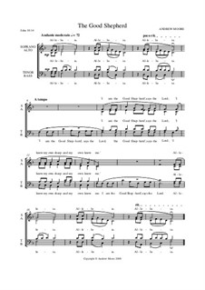 The Good Shepherd for SATB: The Good Shepherd for SATB by Andrew Moore