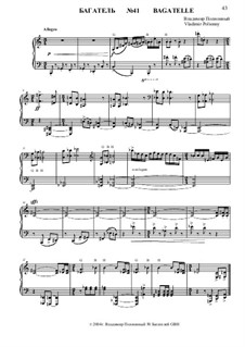 50 Bagatelles GBH: Bagatelle No.41 by Vladimir Polionny