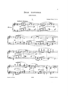 Two Pieces, Op.10: Two Pieces by Georges Conus