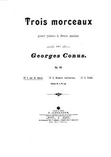 Three Pieces, Op.36: Three Pieces by Georges Conus