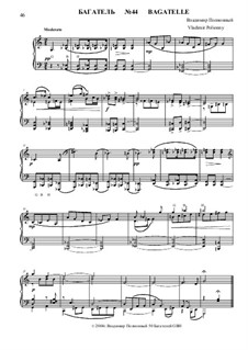 50 Bagatelles GBH: Bagatelle No.44 by Vladimir Polionny