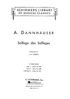 Solfège des Solfèges: Book III by Adolphe Danhauser