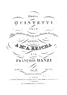 Woodwind Quintet in F Major, Op.56 No.3: Woodwind Quintet in F Major by Franz Ignaz Danzi