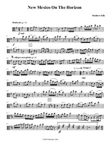 New Mexico On The Horizon: Viola part by Matthew Ellis