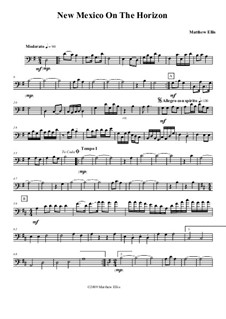 New Mexico On The Horizon: Cello part by Matthew Ellis