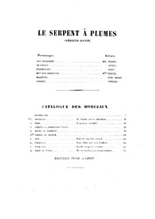 Le serpent à plumes (The Feathered Serpent): Le serpent à plumes (The Feathered Serpent) by Léo Delibes