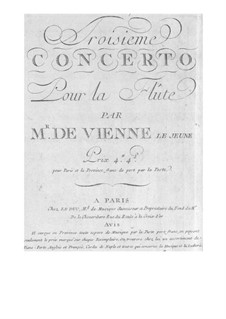 Concerto for Flute and Orchestra No.3 in G Major: Concerto for Flute and Orchestra No.3 in G Major by François Devienne