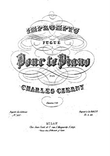 Impromptu Fugué, Op.776: Impromptu Fugué by Carl Czerny