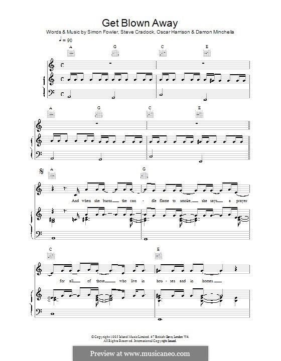 Get Blown Away (Ocean Colour Scene) by D. Minchella, O. Harrison, S