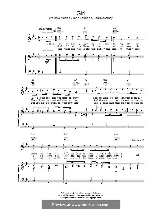 Woman by John Lennon - Easy Piano - Digital Sheet Music