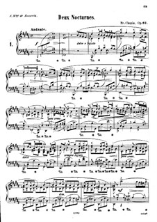 Nocturnes, Op.62: No.1 in B Major by Frédéric Chopin