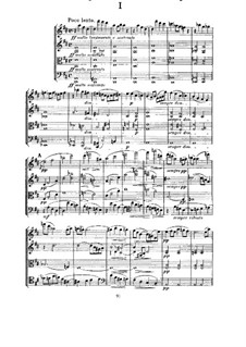 String Quartet in D Major, M.9: Full score by César Franck