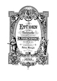 Twelve Etudes for Cello, Op.35: Complete set by Auguste Franchomme