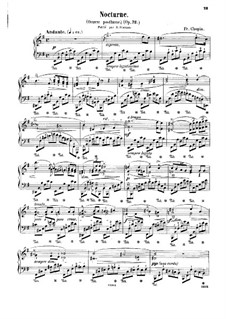 Nocturne in E Minor, Op. posth.72 No.1: For piano by Frédéric Chopin