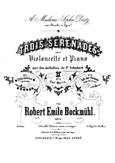 No.4 Ständchen (Serenade): For cello and piano by Franz Schubert