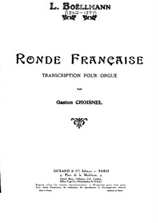 Ronde Française, Op.37: Ronde Française by Léon Boëllmann