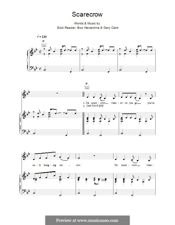 Scarecrow: For voice and piano (or guitar) by Eddi Reader