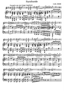 Sarabande: For violin and piano by Carl Böhm